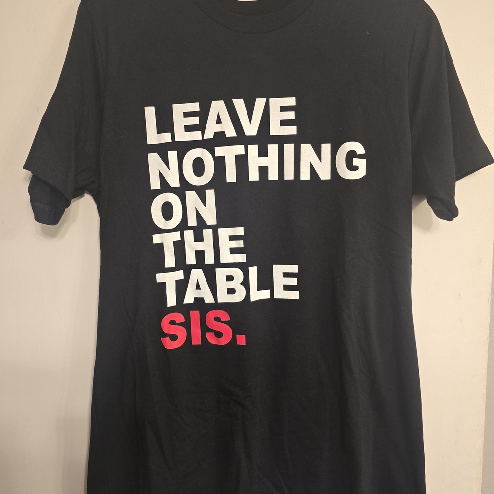Breast Cancer Awareness - Black Graphic T-Shirt with Bold Text